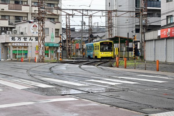 阪堺電気軌道：天王寺からの車両
