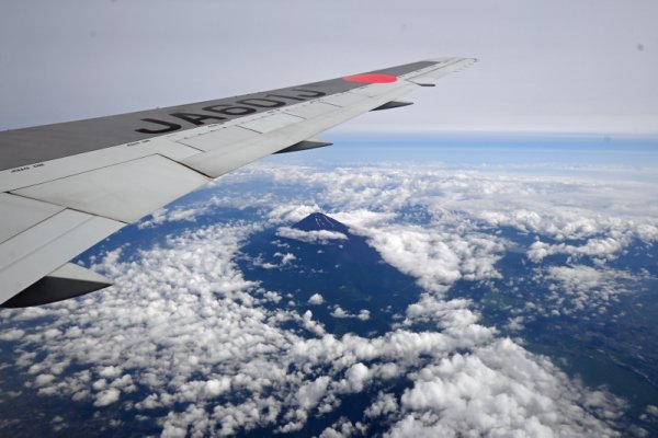 JAL103便：富士山