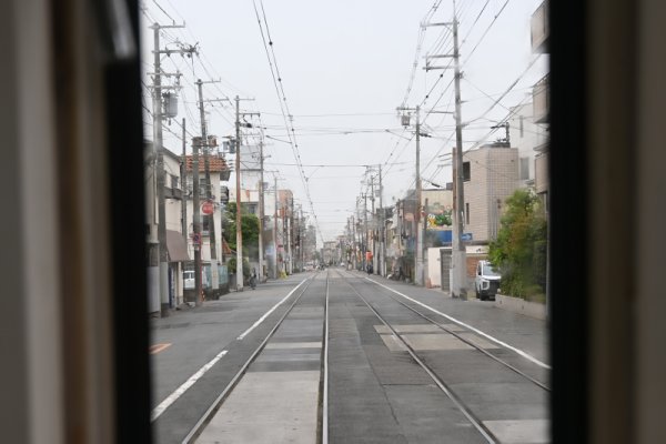 阪堺電気軌道：併用軌道