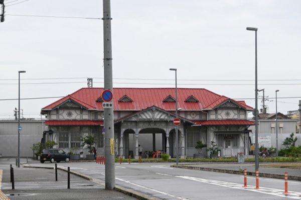 南海本線：浜寺公園駅の旧駅舎