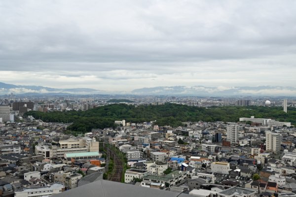 堺市役所展望台：大仙古墳