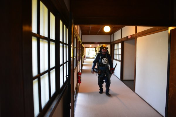 高松城跡(13)：ずどんの準備