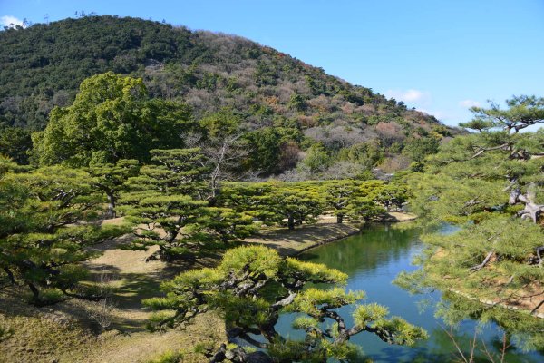 栗林公園(8)：借景