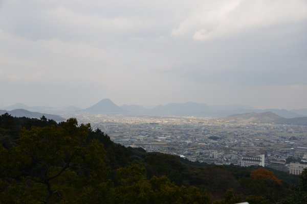 金刀比羅宮(12)：本宮前からの眺め