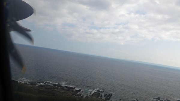 JAL3740便の機内から：離陸