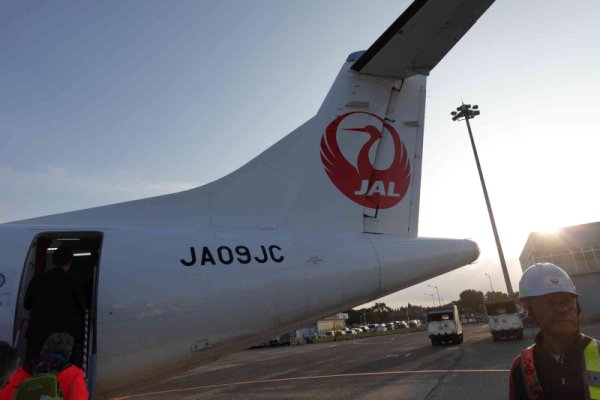 JAL3755便搭乗