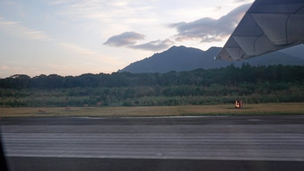 JAL3755便の機内から