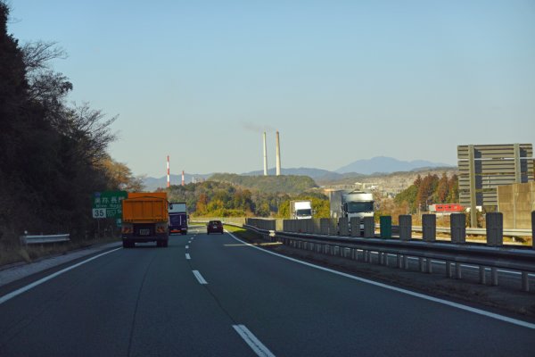 美祢市の煙突