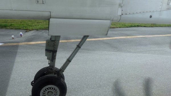 RAC831便の機内から(2)：滑走路エンド
